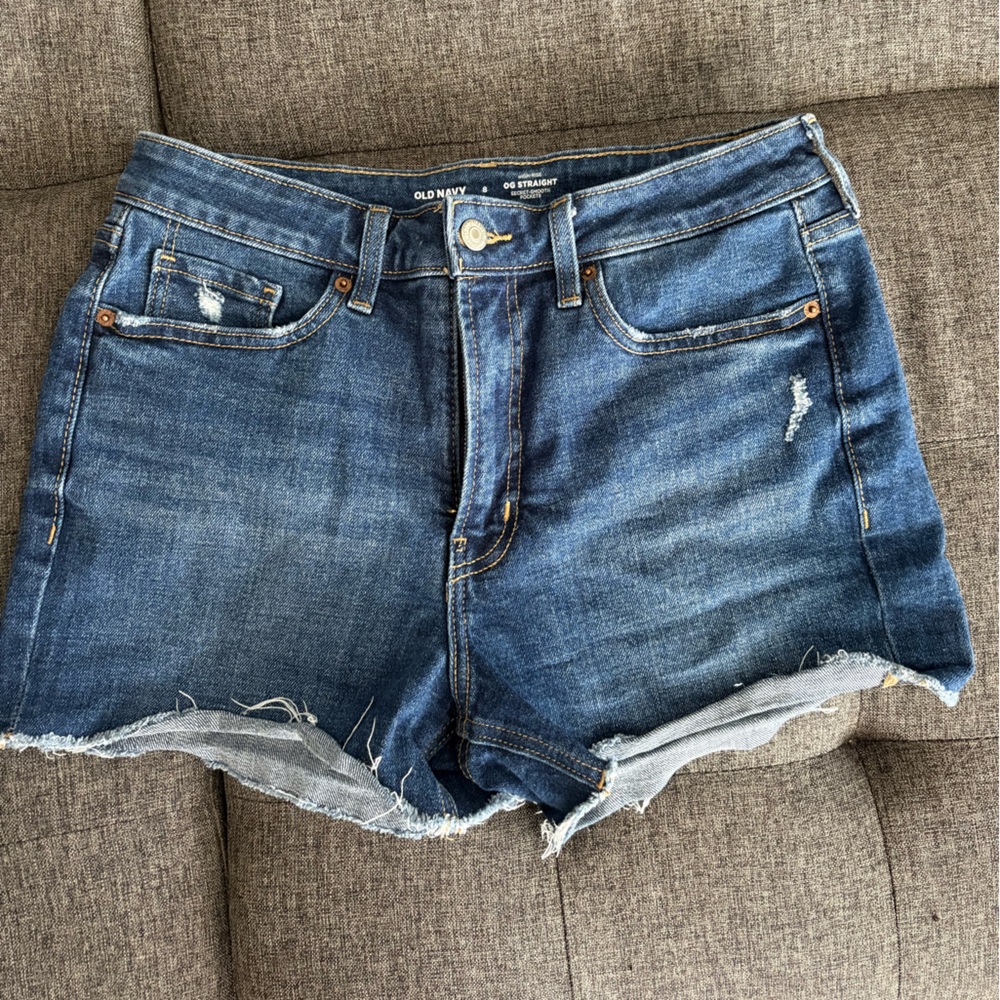 Old Navy Blue Jean Shorts Classic Cut-Off Style